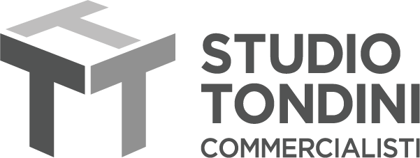 il logo dello studio formato da tre T e la scritta Studio Commercialisti Tondini